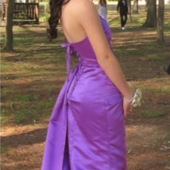 Light Purple Prom Dress - Picture 3 of 5